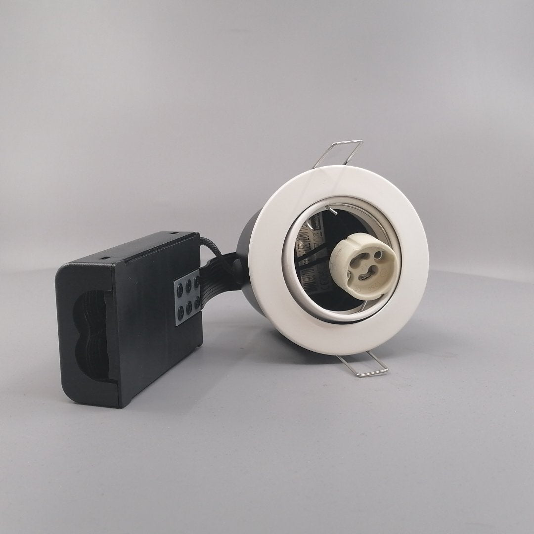 Indbygningsspot 230V GU10 max 7W Led -mat hvid (360° frame 23)