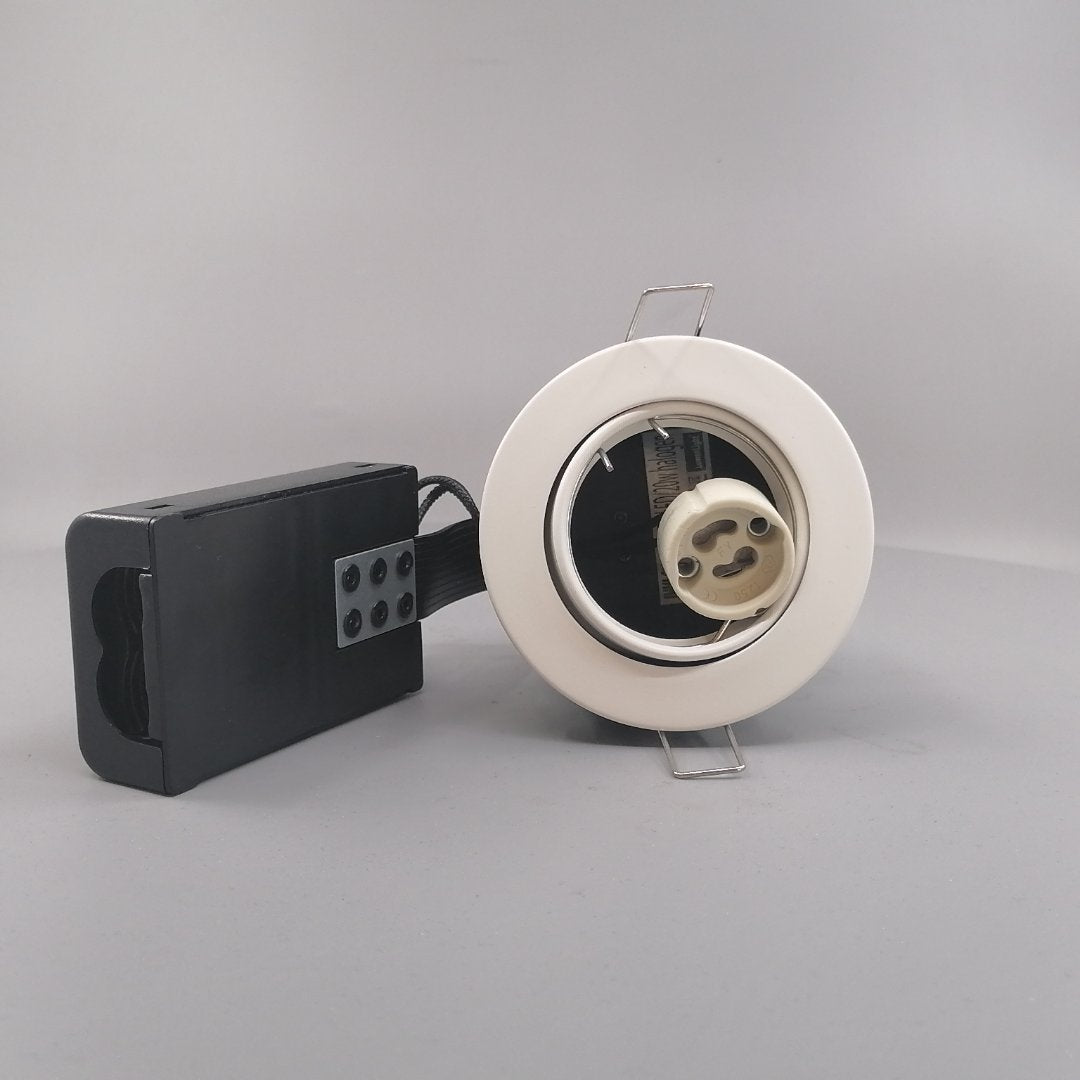 Indbygningsspot 230V GU10 max 7W Led -mat hvid (360° frame 24)