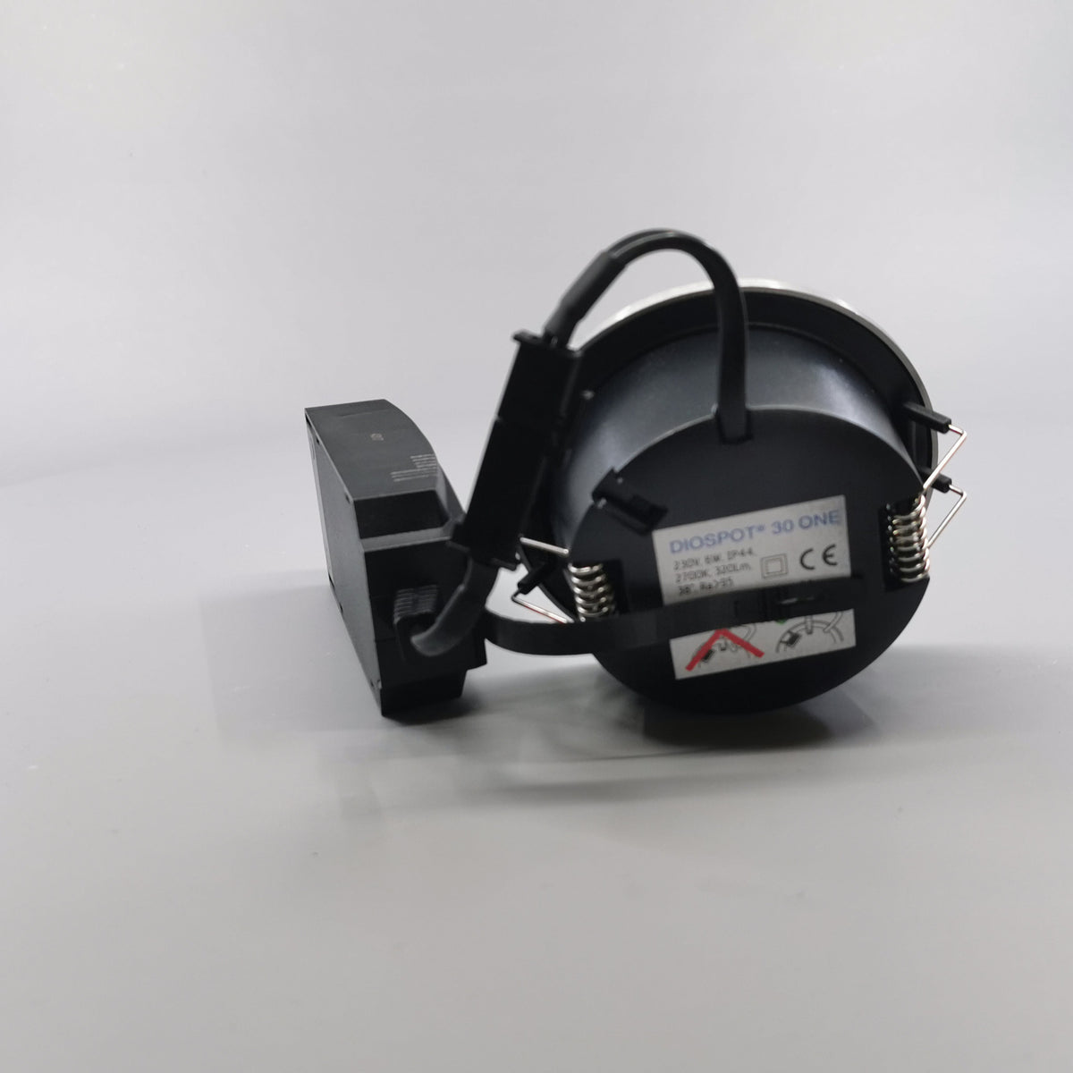 Diospot 30 One 6W 2700K 38° dæmpbar 32mm - børstet (360° frame 14)