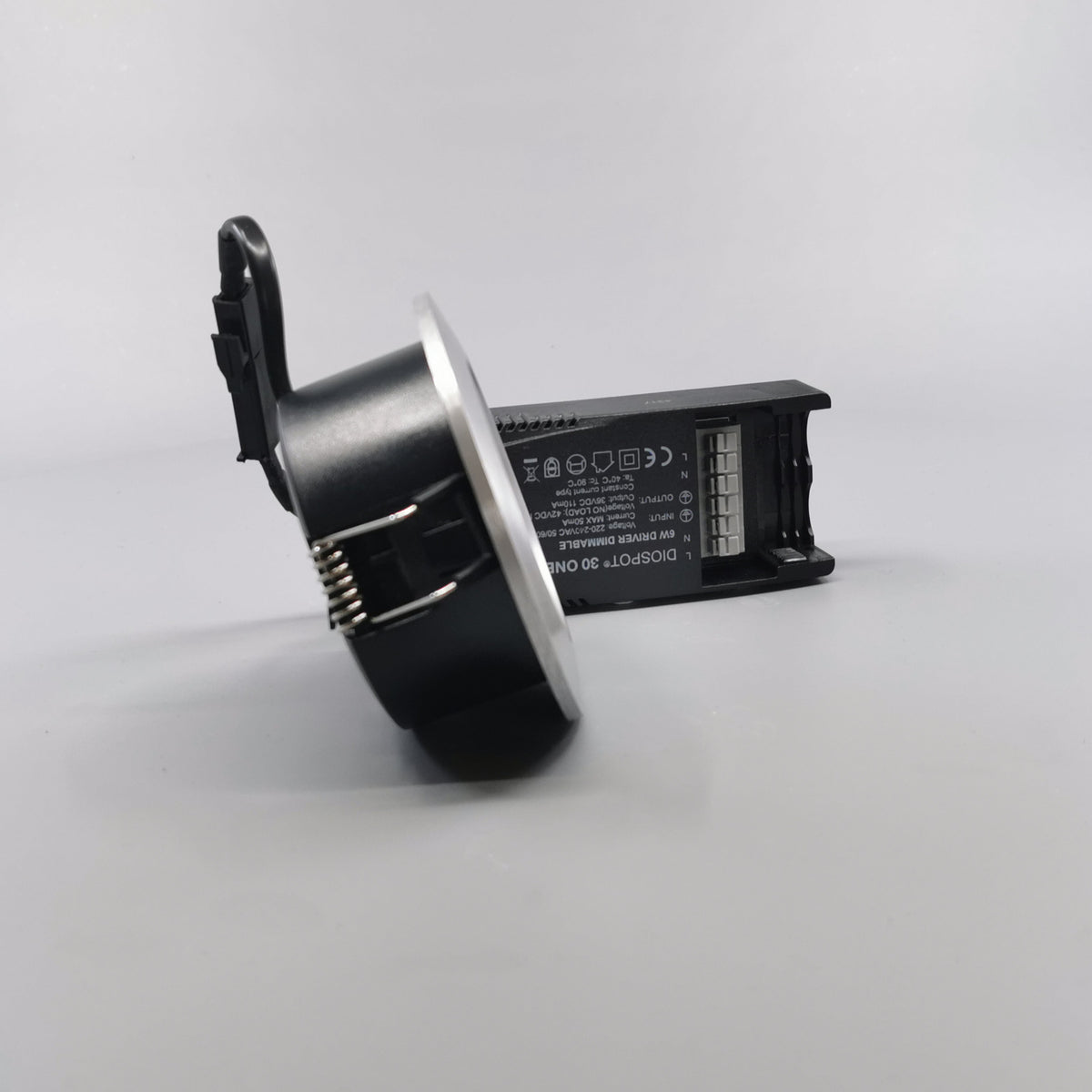Diospot 30 One 6W 2700K 38° dæmpbar 32mm - børstet (360° frame 20)
