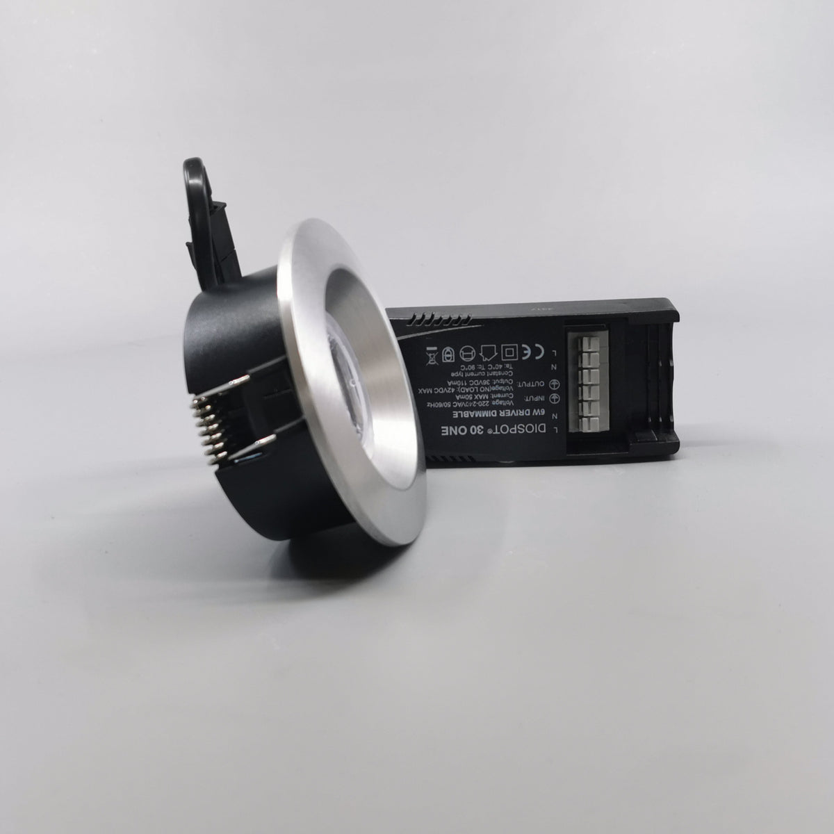 Diospot 30 One 6W 2700K 38° dæmpbar 32mm - børstet (360° frame 21)