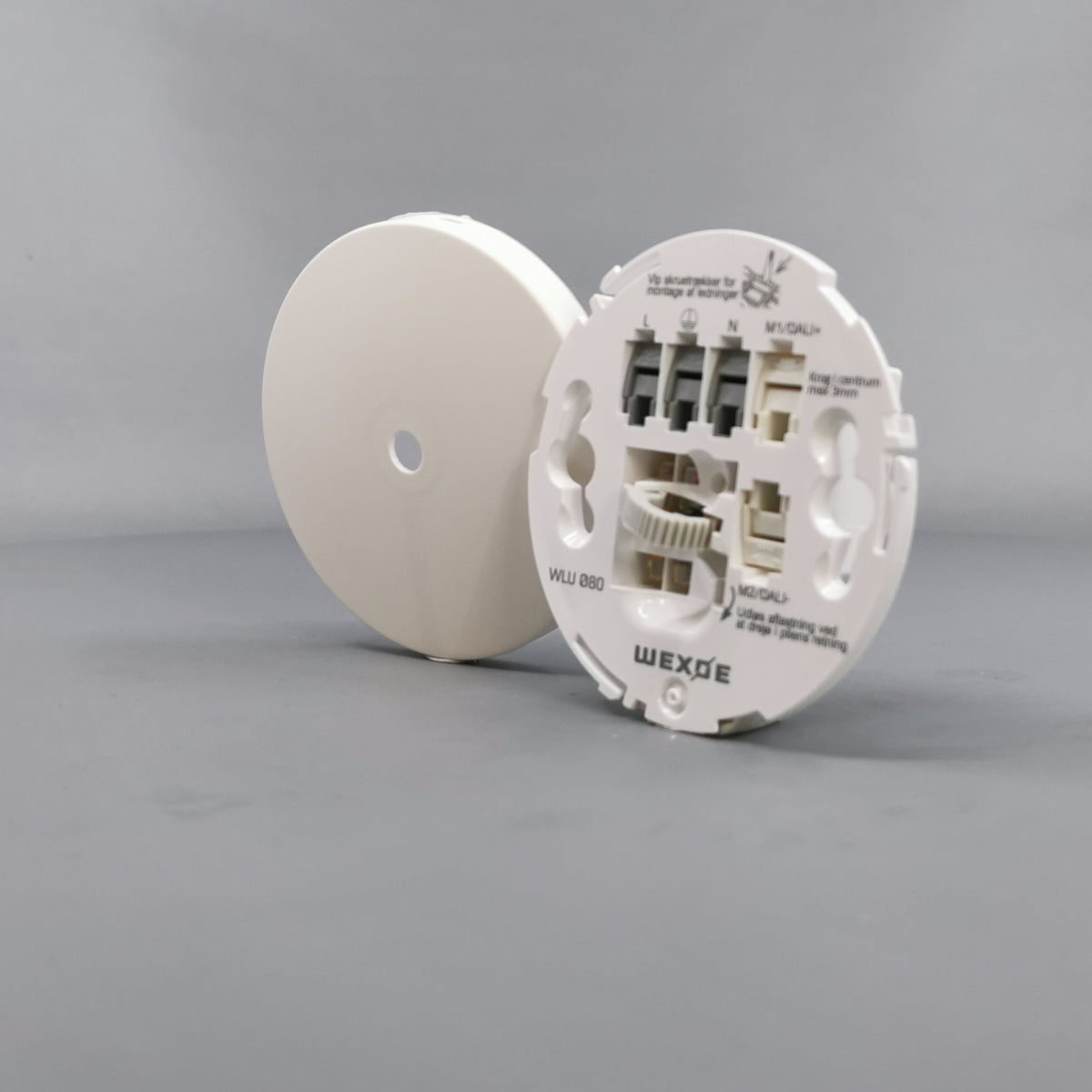 Lampeudtag Universal WEXØE Ø80 hvid (360° frame 4)