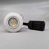 Pro Indbygningsspot m 5,5W DimTone LED pære - Mat hvid