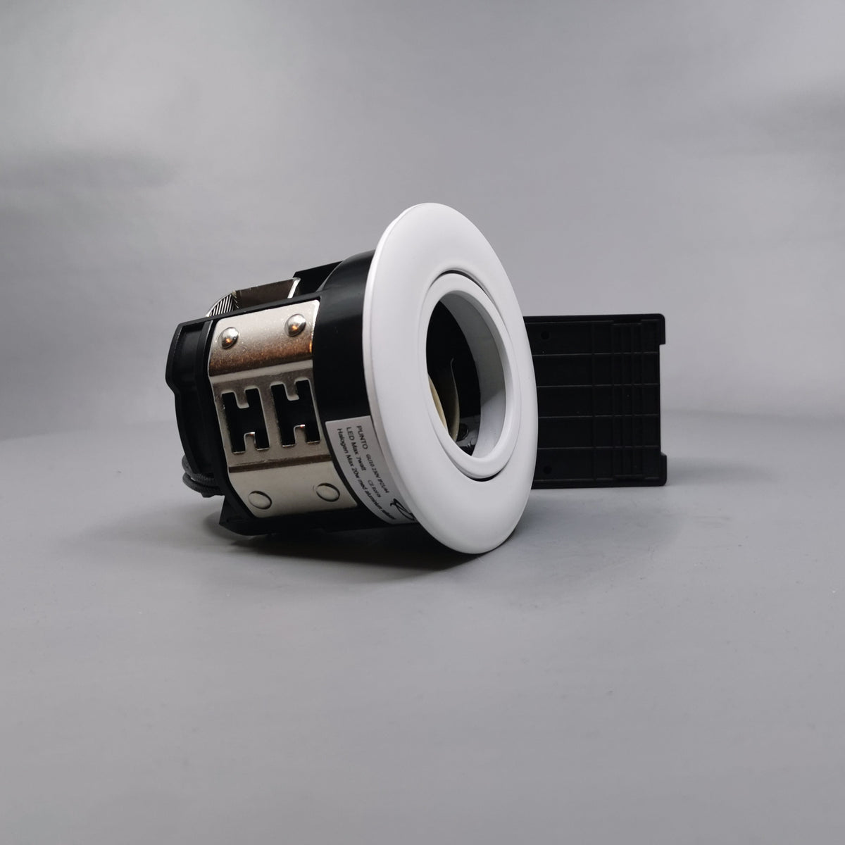 Pro indbygningsspots m/GU10 fatning - rund mat hvid (360° frame 21)