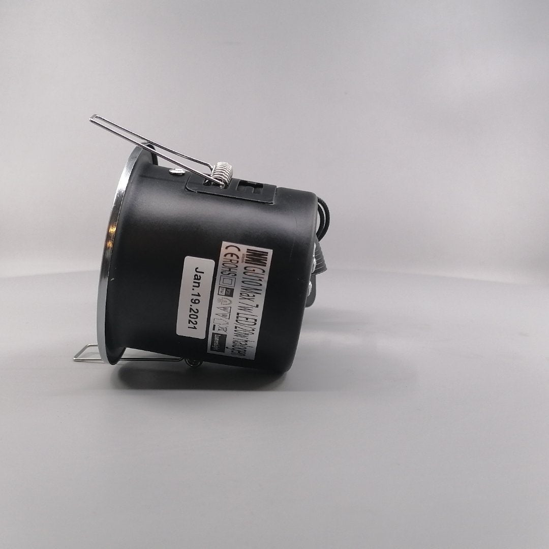 Pro indbygningsspot m 4W LED pære 3000K - Børstet (360° frame 7)