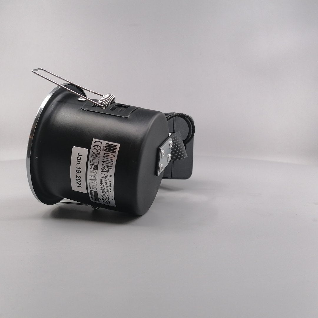 Pro indbygningsspot m 4W LED pære 3000K - Børstet (360° frame 8)