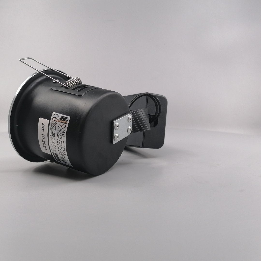 Pro indbygningsspot m 4W LED pære 3000K - Børstet (360° frame 9)