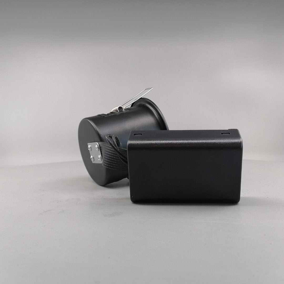 Indbygningsspot m 5W Philips dæmpbar LED pære 3000K - Mat sort (360° frame 17)