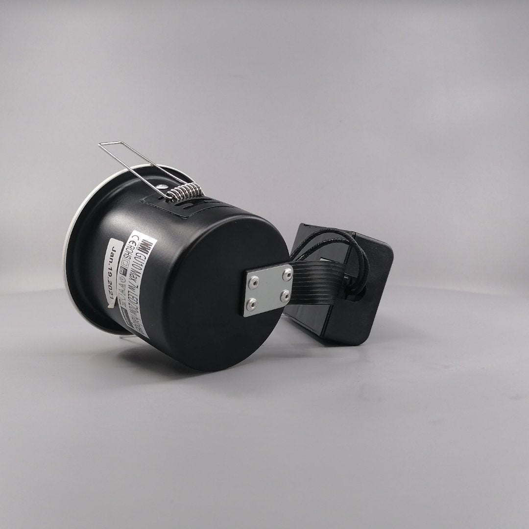Pro indbygningsspot m 5W LED pære 3000K - Mat hvid (360° frame 10)