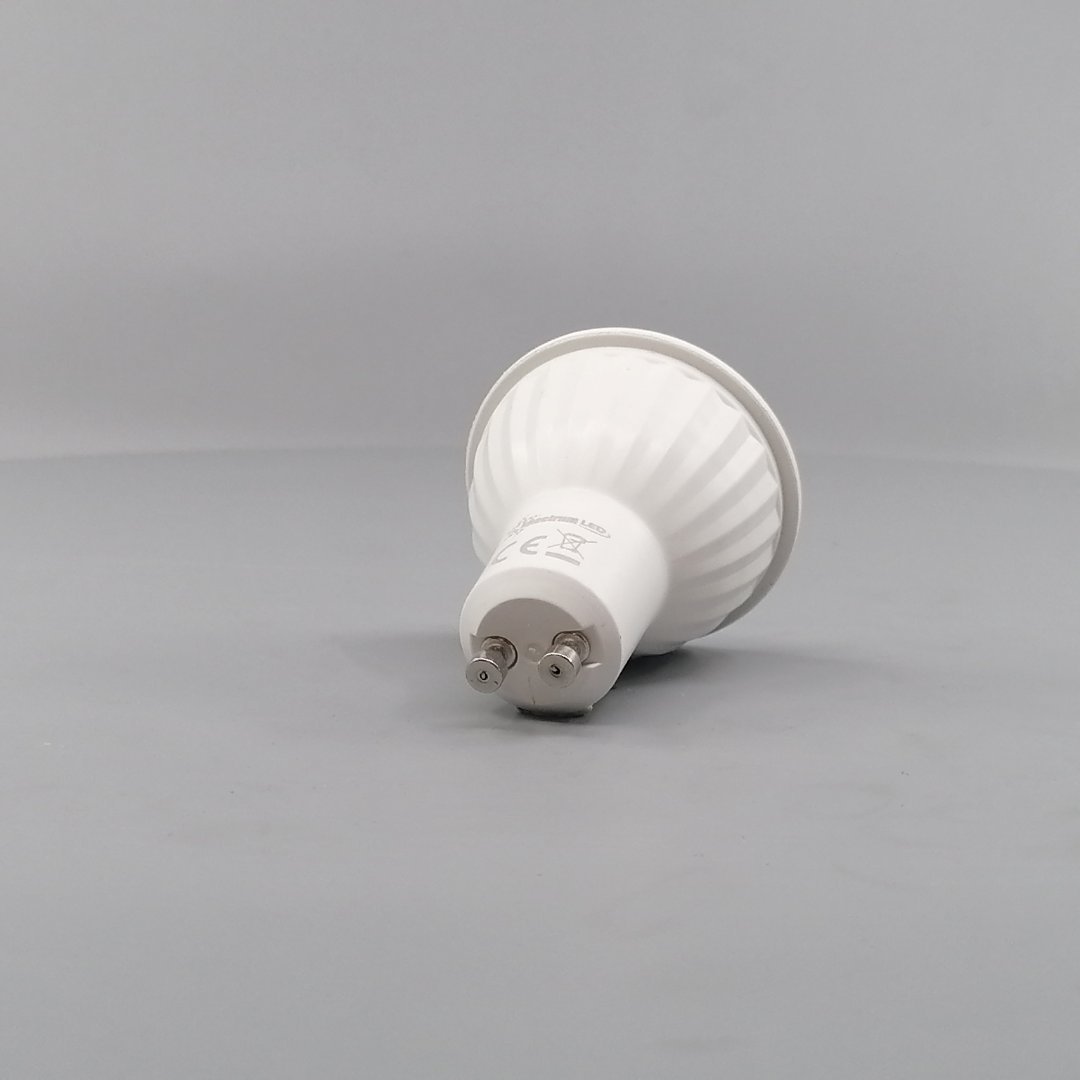 4W LED GU10 Pære 3000K 360 Lm (360° frame 12)