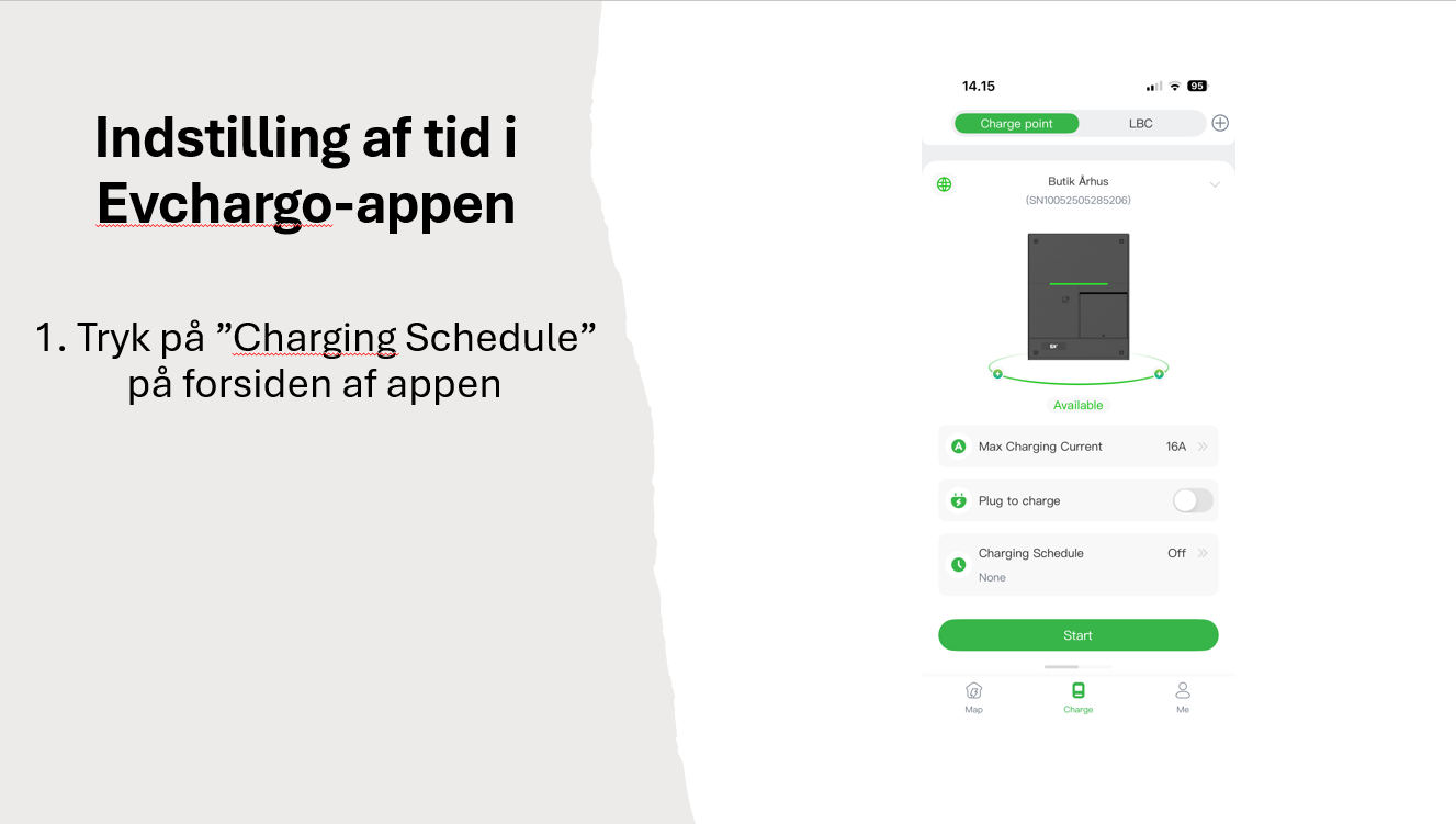 Sådan indstiller du intelligent opladning på Evon All-in-One