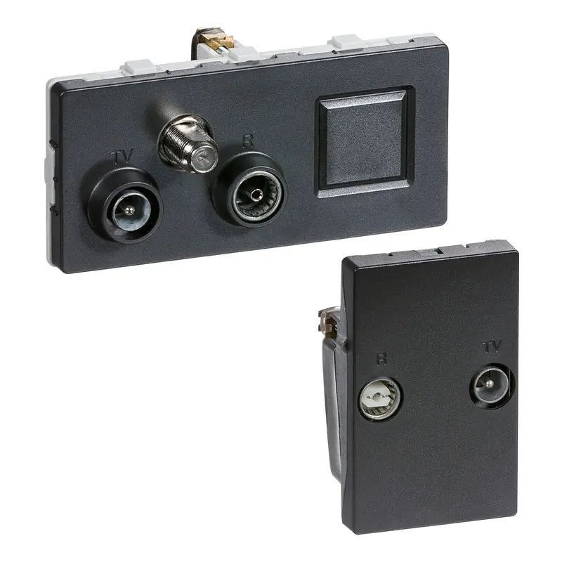 Antenneudtag koksgrå