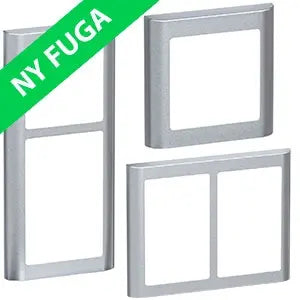 LK Fuga SOFT 63 rammer - stålmetallic