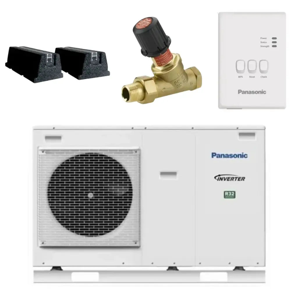 Luft til vand - Uden buffertank