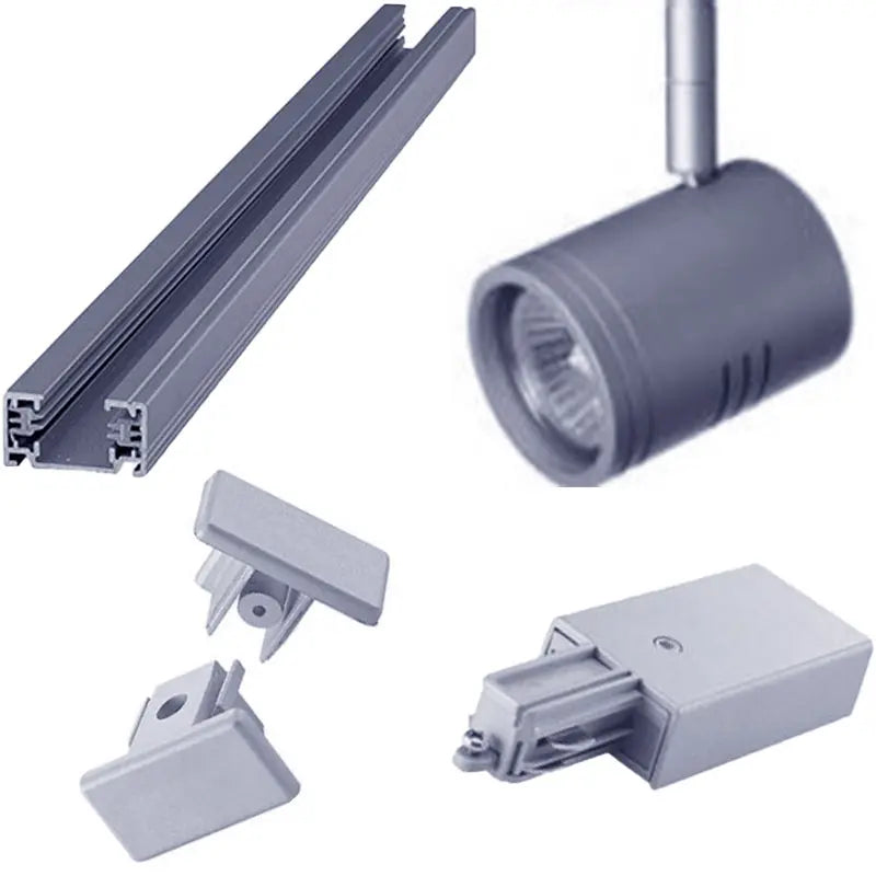 Lysskinner Square 1 faset alu