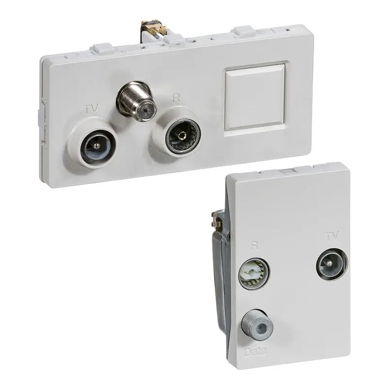 Antenneudtag lysegrå