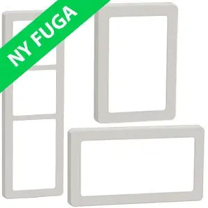 LK Fuga BASE 63 rammer - lysegrå