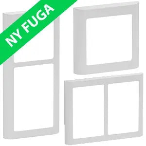 LK Fuga SOFT 63 rammer - lysegrå