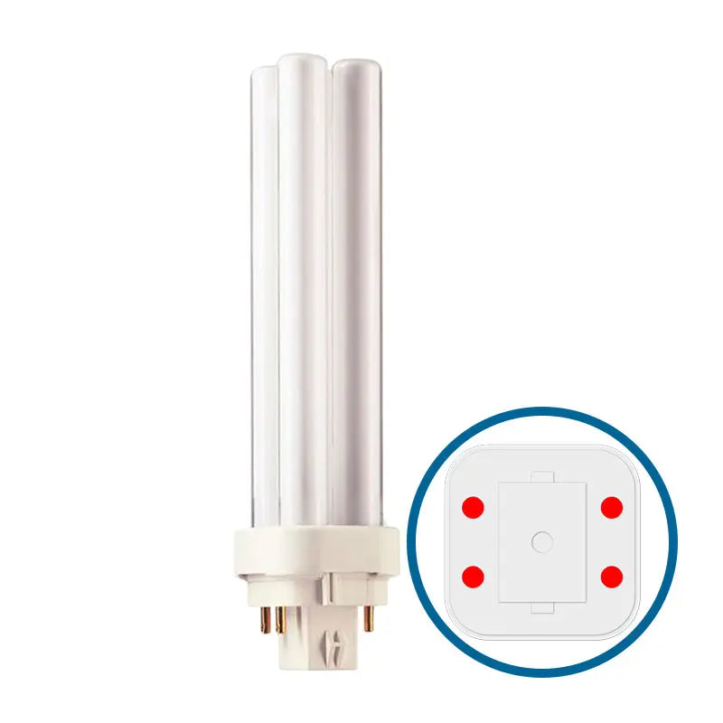 Type D/E - G24Q 4 Pin Fatning