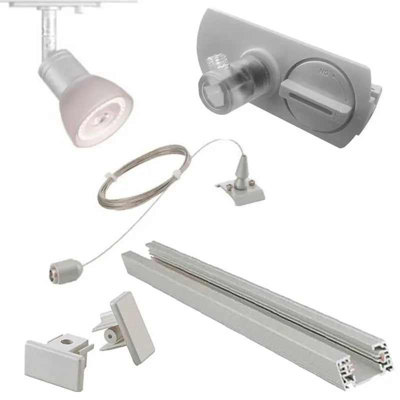 Lysskinner Square 1 faset hvid