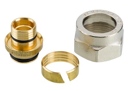 Klemringsfitting 3/4" x 20 mm Pex