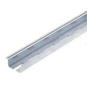 DIN-SKINNE 15MM 6,3X18MM HUL EL-FORZINK