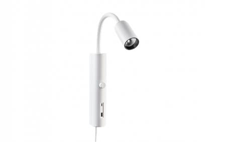 TUBE WALL HVIT USB 2700K DIM