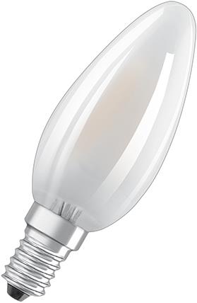 LED KERTE MAT 40 4,8W 827 E14 DÆMP
