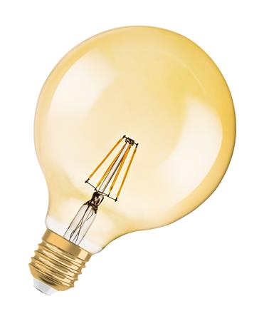 OSRAM Vintage LED Globe 7W (55W) E27 guld dæmpbar