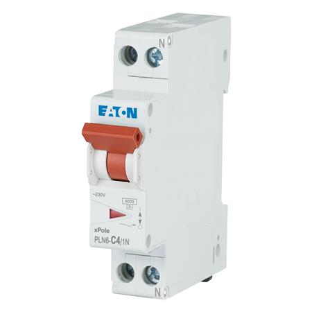 AUTOMATSIKRING C4A 1P+N 6KA 1M
