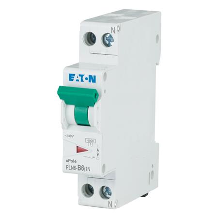 AUTOMATSIKRING B6A 2P 6KA 1M