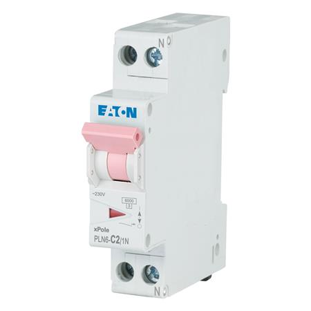 AUTOMATSIKRING C2A 1P+N 6KA 1M