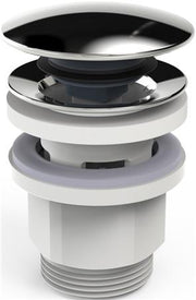 BUNDVENTIL PUSH UP 1 1/4" KROM