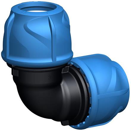 +GF+ iJOINT 20 mm vinkel 90°, PP, PN16