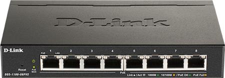 SWITCH 8X GIGABIT DGS-1100-08 V2