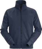 SWEATJAKKE MED LYNLÅS STR: XL NAVY