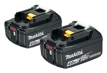 BATTERI 2XBL1840B 18V 4,0AH MED INDIKAT.