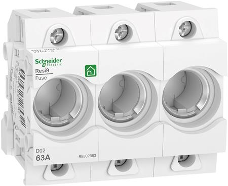 RESI9 NEOZED D02 3P 63A SIKRINGSHOLDER