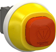 NØDSTOP FIRKANTET M/LED R/H 2NC+NO 24V