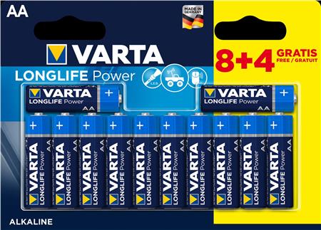 VARTA Longlife power AA 12 stk