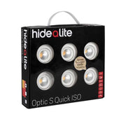 OPTIC S QUICK ISO KIT 6X4,5W/3000K HVID