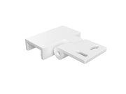 VINKELBESLAG PROFIL 19MM HVID 2 STK