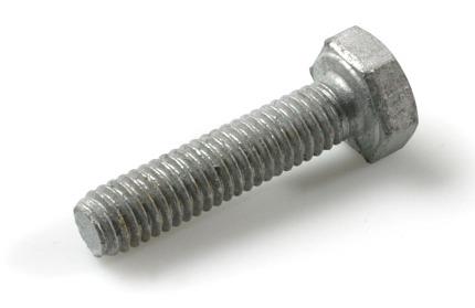 SÆTBOLT M6X20 VARMGALV SW10 DIN 933