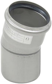 BØJNING 15 GRADER Ø75MM AISI304