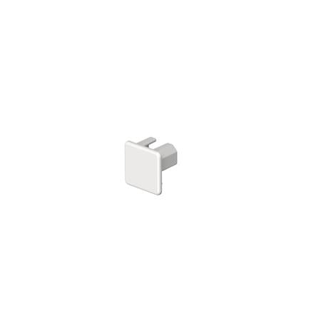 ENDESTYKKE 20X20 MM PERLEHVID RAL 9016