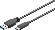 USB KABEL, USB 3.1 C - USB3.0 A 0,5M H-H