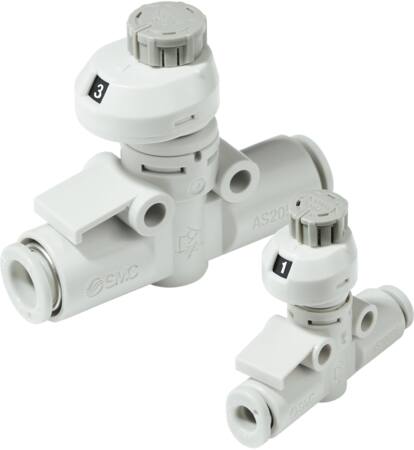 SPEED CONTROLLER M5 Ø6 W/ INDICATOR