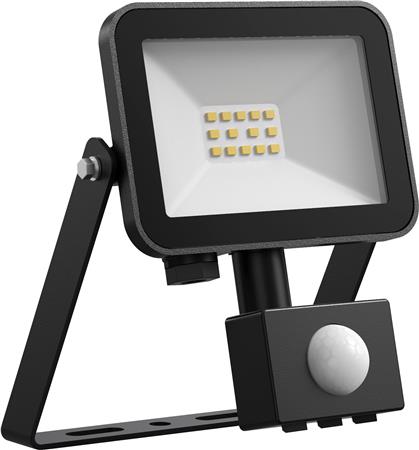 FOX FLOODLIGHT 10W 1070LM 4000K PIR SORT