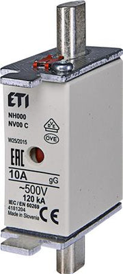 SIKRING NH000 10A GG 500V
