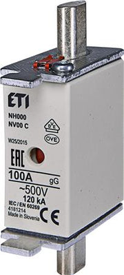 SIKRING NH000 100A GG 500V